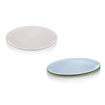 Renkli Melamin Yuvarlak Tepsi