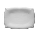 Porselen Lotus Kayık Tabak