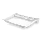 Porselen Milano Bölmeli Servis Tabağı