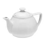 Porselen Dove Beyaz Kapaklı Demlik 370Cc