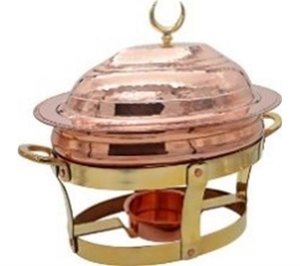 Bakır Reşolu Kayık Sahan 35 cm