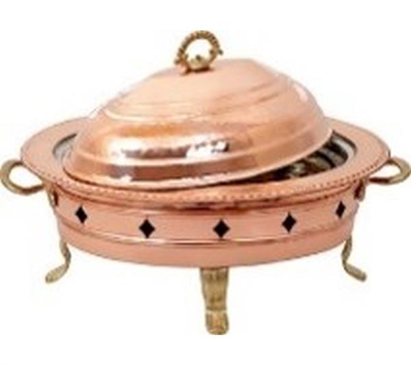Bakır Kömür Reşolu Kapaklı Kayık Sahan 40 cm