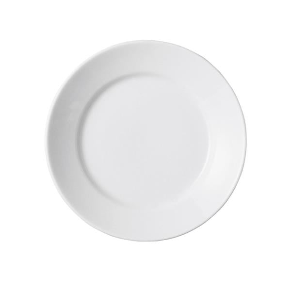 Porselen Bella Beyaz Düz Tabak 21Cm   