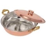 Bakır Ankara Tava Kapaklı 20 cm