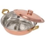 Bakır Ankara Tava Kapaklı 22 cm