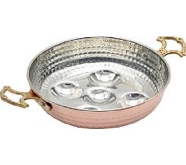 Bakır Ankara Tava Yuvalı 22 cm