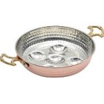 Bakır Ankara Tava Yuvalı 22 cm