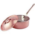 Bakır Derin Tencere Tek Kulp 1500 cc