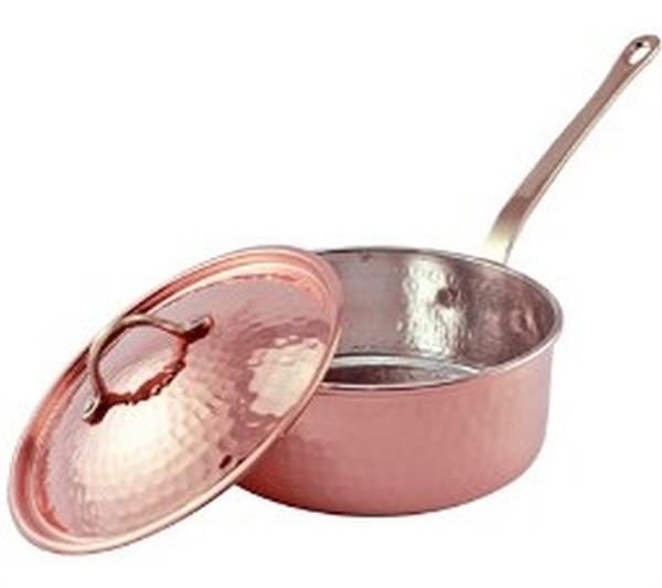 Bakır Derin Tencere Tek Kulp 5000 cc