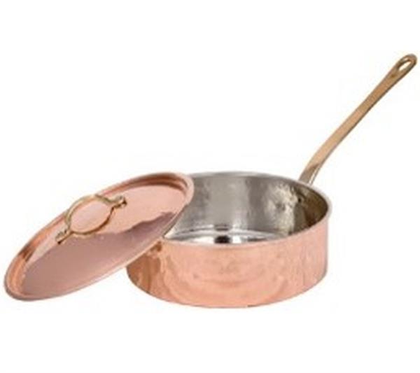 Bakır Karnıyarık Tencere Tek Kulp 2000 cc