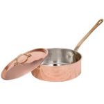 Bakır Karnıyarık Tencere Tek Kulp 2000 cc