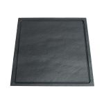 Kare Tabak Oluklu Düz Kenar