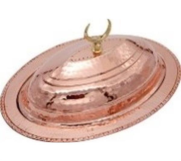 Bakır Kapaklı Kayık Sahan 40 cm