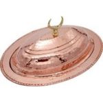 Bakır Kapaklı Kayık Sahan 40 cm