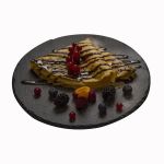 Yuvarlak Tabak - Naturel Kenar