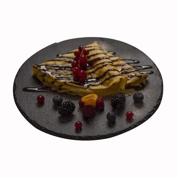 Yuvarlak Tabak - Naturel Kenar