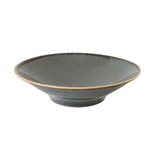 Porselen Seasons Koyu Gri Çukur Tabak 20