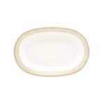 Porselen Mabeyin Kayık Tabak 12x17 cm