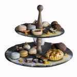 Yuvarlak 2'li Kek Standı