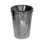 Paslanmaz Konik Çöp Kovası