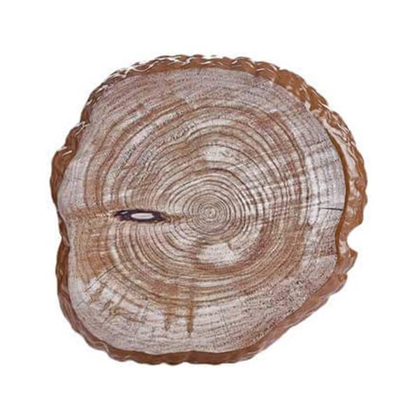 Ahşap Yüzeyli Yuvarlak Pano