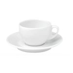 Porselen Beyaz Tabaklı Kahve Fincanı 80C