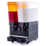 Klasik Twin Fıskiyeli+Karıştırıcılı Soğuk İçecek Dispenseri 20+20 Litre Siyah 40.SMB