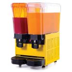 Klasik Twin Fıskiyeli+Karıştırıcılı Soğuk İçecek Dispenseri 20+20 Litre Sarı 40.SMY
