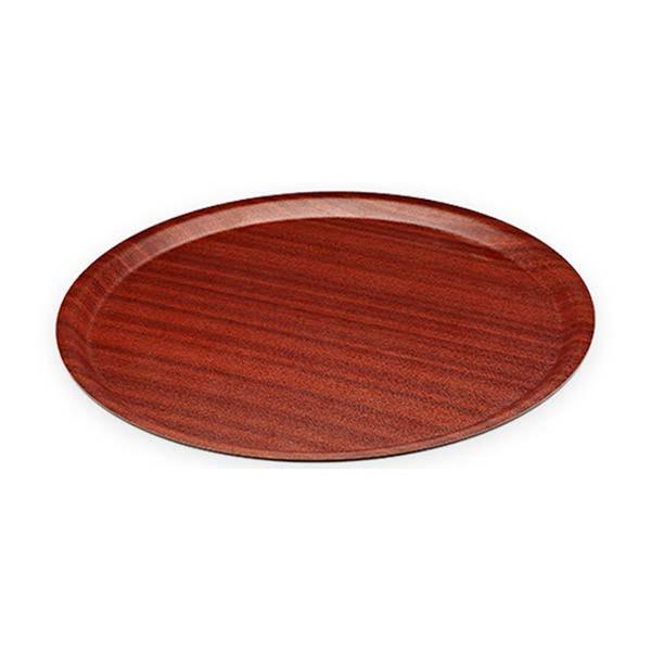 Mat Yüzeyli Yuvarlak Lamine Tepsi 43 cm