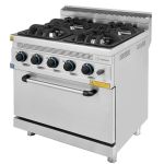 Myco'Ality Gazlı Kuzine Dört Açık Ateş 8070-KUZ