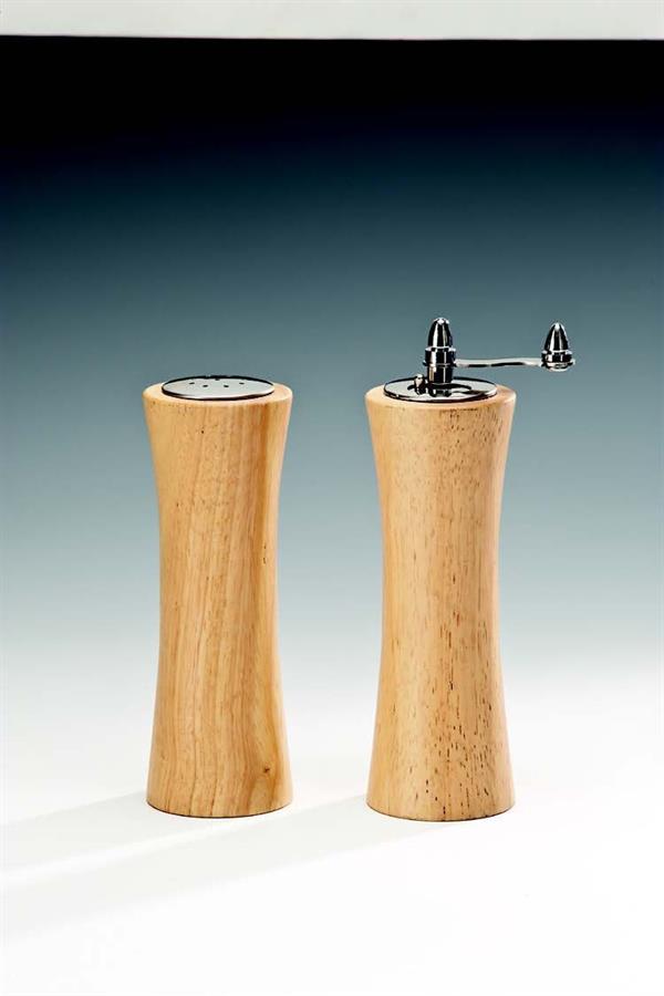 Ahşap Çelik Tuzluk - Karabiber Değirmeni