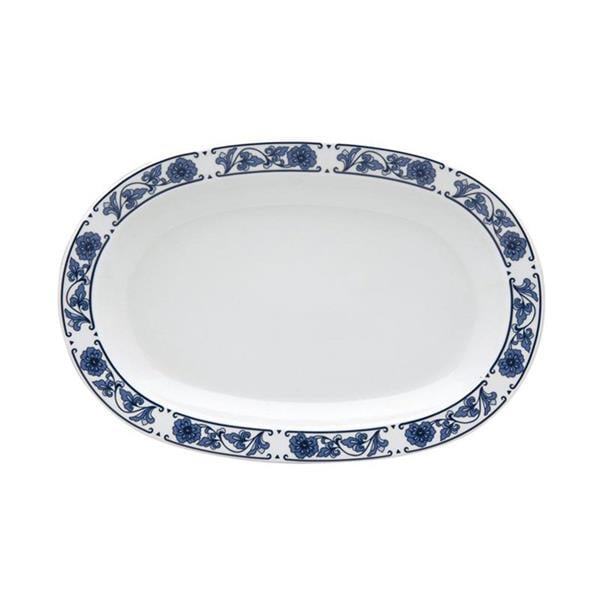 Porselen Blue Bird Kayık Tabak 17Cm   