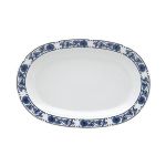 Porselen Blue Bird Kayık Tabak 17Cm   