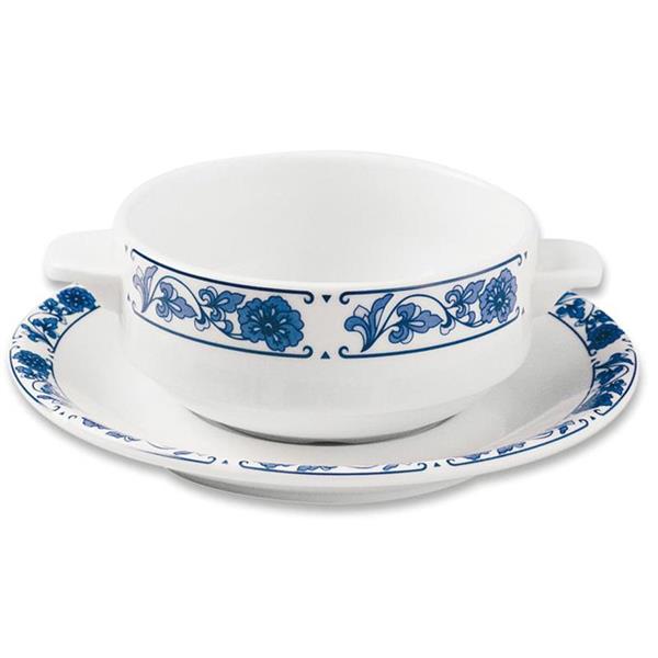 Porselen Blue Bird Kase Tabağı 17Cm   