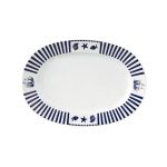 Porselen Akdeniz Kayık Tabak 24Cm    