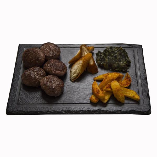 Dikdörtgen Tabak - Oluklu Naturel Kenar