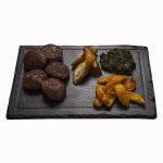 Dikdörtgen Tabak - Oluklu Naturel Kenar