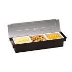 3'lü Polikarbonat Kapaklı Bar Konteyner