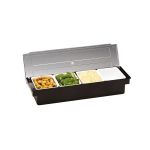 4'lü Polikarbonat Kapaklı Bar Konteyner