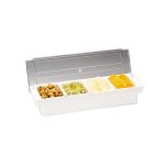 4'lü Polikarbonat Kapaklı Bar Konteyner