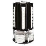 Polikarbonat Döner Fincan Tabak Kaşık Standı