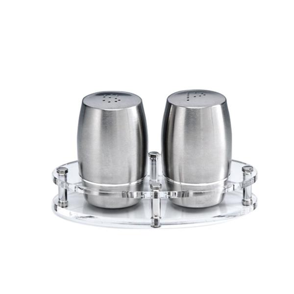 Akrilik Stantlı Tuzluk Biberlik Takımı