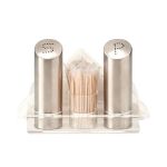 Akrilik Standlı Tuz - Biber, Kürdan, Peçetelik Takımı