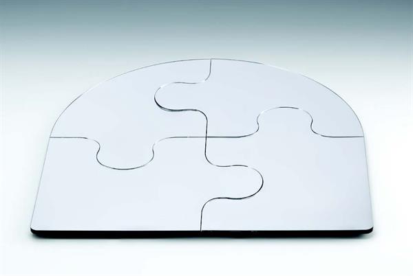 Aynalı Teşhir Standı 50x50 cm Puzzle