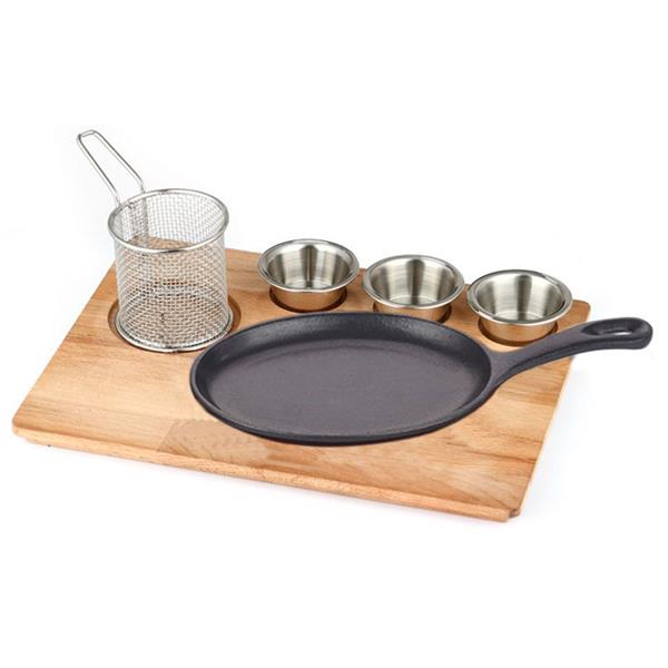 Döküm Saplı Fajita Sunum Seti