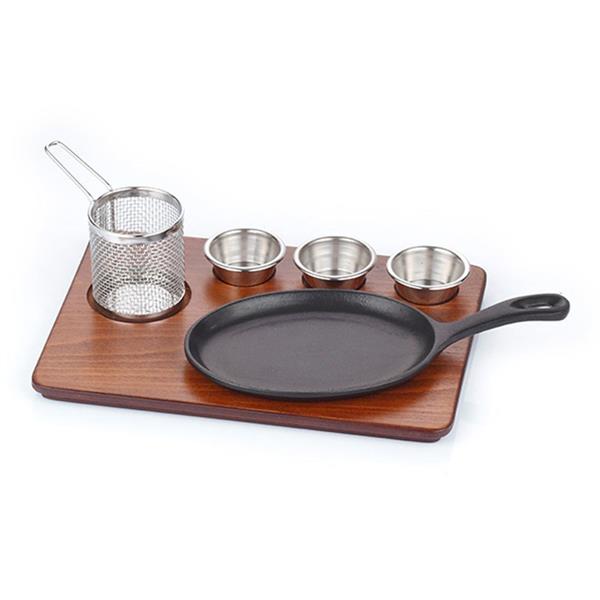 Döküm Saplı Fajita Sunum Seti