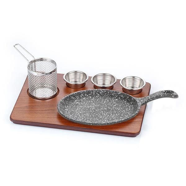 Döküm Saplı Fajita Sunum Seti