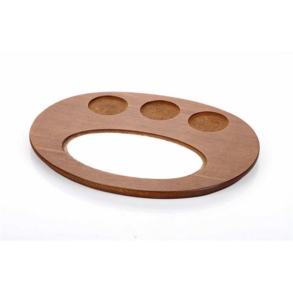 Döküm Oval Derin Fajita Tava Altlığı