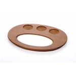 Döküm Oval Derin Fajita Tava Altlığı