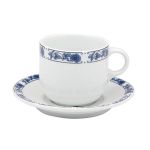 Porselen Blue Bird Tabaklı Çay Fincanı 1